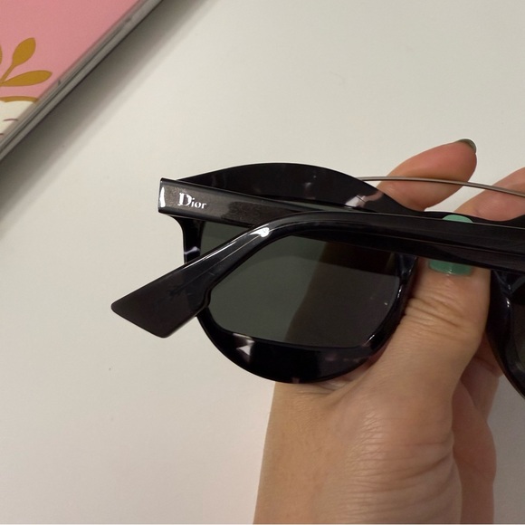 Christian Dior Acetate Mania 1 Sunglasses Black mirror - Picture 2 of 10